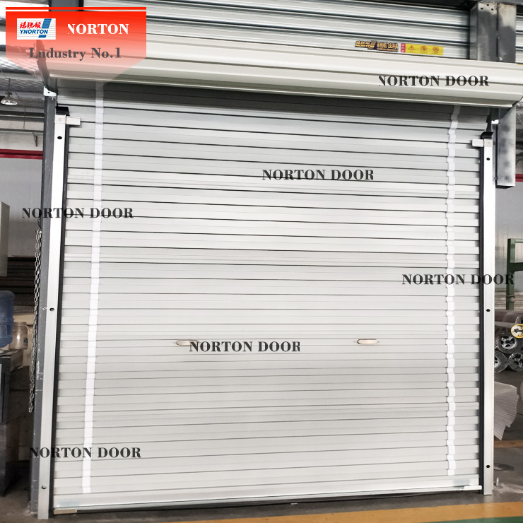 Norton roll up doors can be customized in various colors and styles.