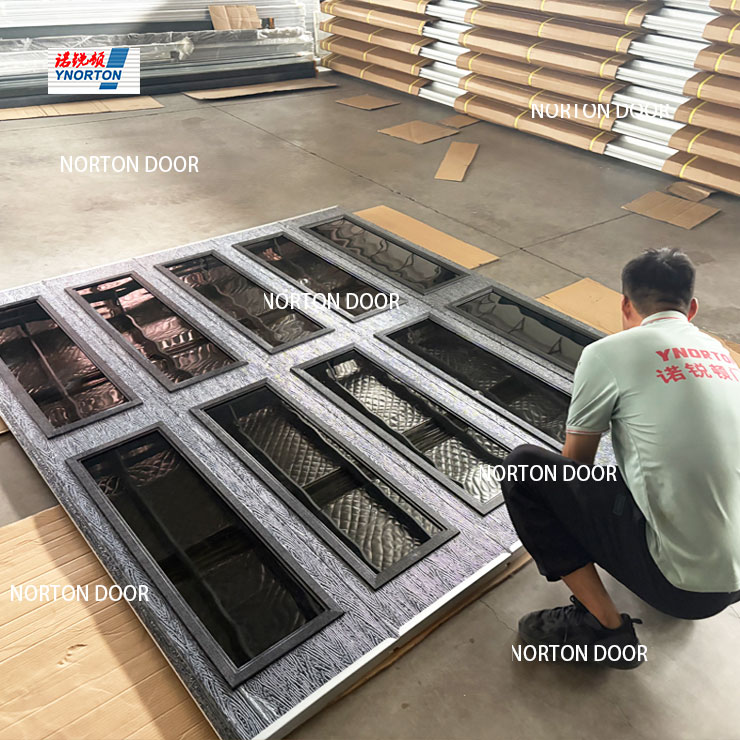 Aluminum Glass Automatic Garage Doors