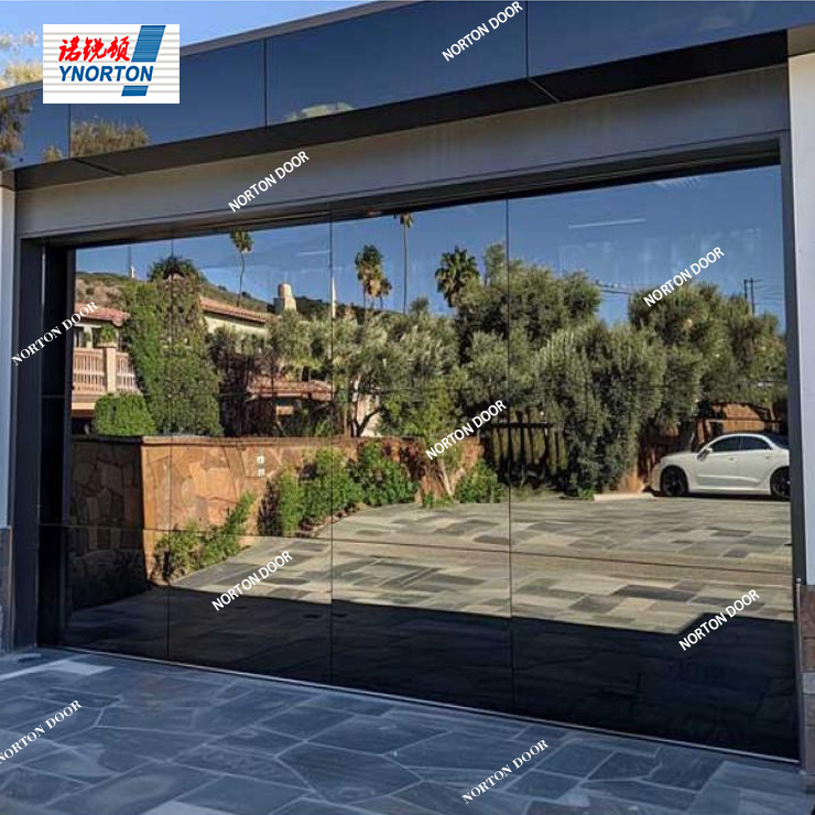 Customization Aluminum Glass Garage Door