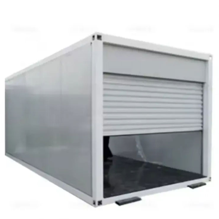 Mobile roller shutter garage door