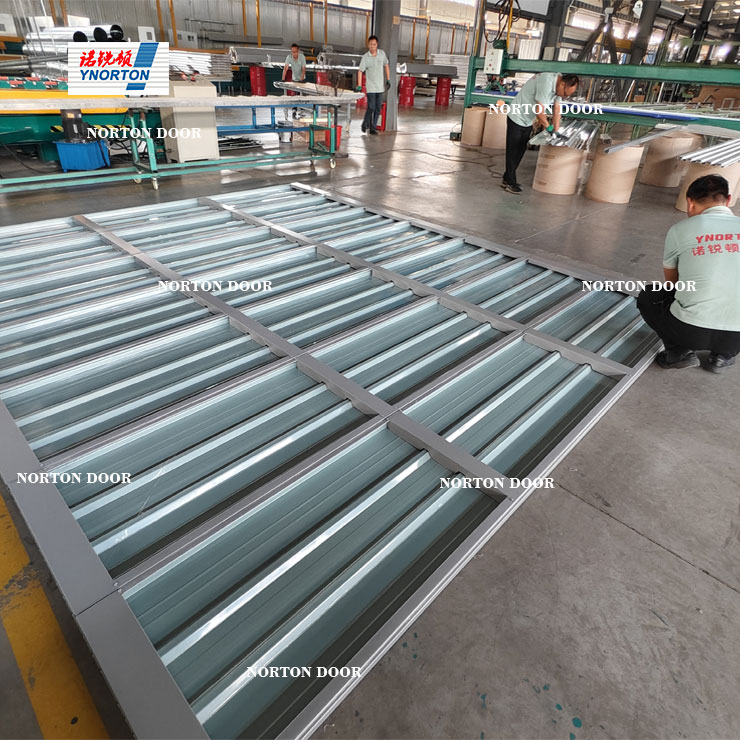 single-layer steel garage doors