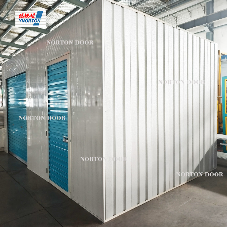 Steel Self-Storage Unit with roll up door