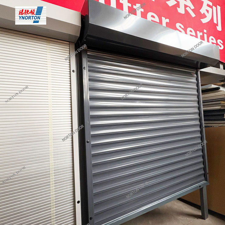 Wholesale Anti-theft Electric 45mm Double-layer Aluminum Roll up Shutters for Windows